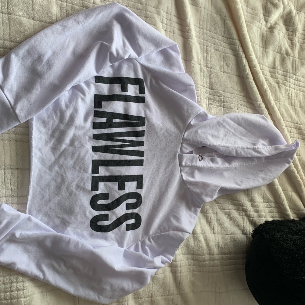 Flawless crop top hoodie